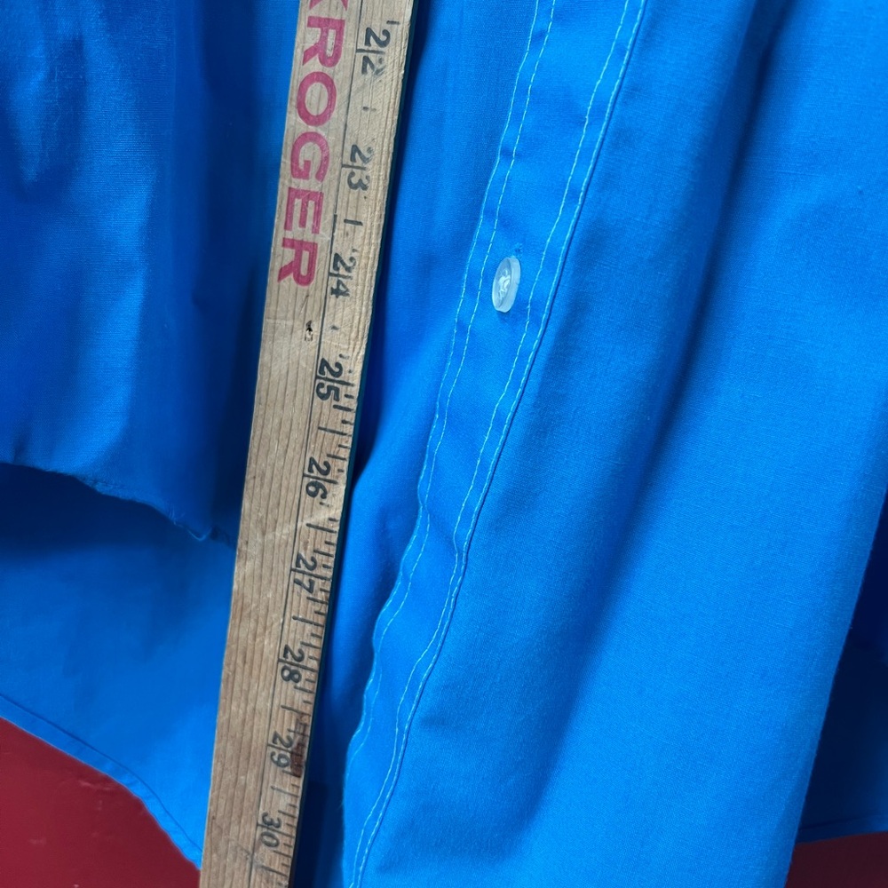 Vintage Blue Button Down Shirt - Picture 5 of 8